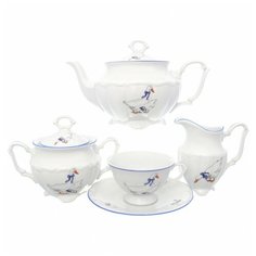 Чайный сервиз на 6 персон 15 предметов Repast "Мария- Тереза /Гуси" / 236348