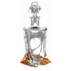 Графин для водки/ликера 500 мл Crystalite Bohemia "Квадро /Янтарное дно" / 098215