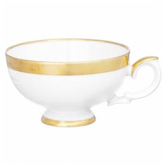 Чайная чашка 210 мл Weimar Porzellan "Пассион /Золотая лента /белый" / 223513