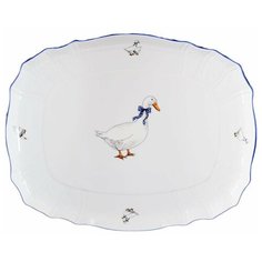 Поднос 40 х 32 см прямоугольный Thun "Бернадотт /Гуси" / 122942 Thun1794
