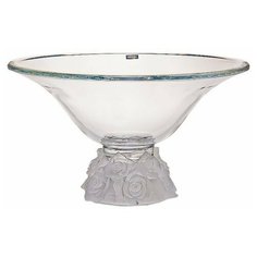 Ваза для фруктов 35 см н/н Crystalite Bohemia "Фрост /белая" / 006733