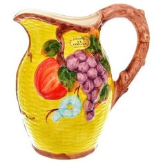 Кувшин для воды 2 л жёлтый Orgia "Фрукты" / 246731