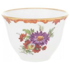 Чашка кофейная 100 мл 1 шт Weimar Porzellan "Арабика" "Мейсенский букет /1042" / 223505