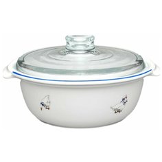 Форма для запекания 22 см с крышкой Thun "Гуси" / 021498 Thun1794