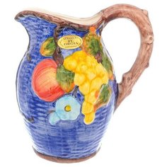 Кувшин для воды 2 л голубой Orgia "Фрукты" / 246730