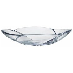 Ваза для фруктов 33 см Crystalite Bohemia "Глобус /Без декора" / 006718