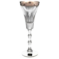 Бокалы для белого вина 240 мл 6 шт Crystalite Bohemia "Романа /Платина" / 054016