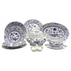 Столовый сервиз на 6 персон 25 предметов Leander "Мэри- Энн /Гжель" / 085472