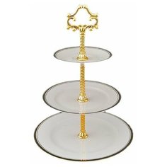 Этажерка 3- х ярусная Leander "Сабина /Отводка платина" / 158890