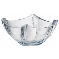 Ваза для фруктов 25 см квадратная Crystalite Bohemia "Колессеум /Без декора" / 024343