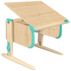 Стол детский ДЭМИ СУТ-24 75x55 см клен/аквамарин/бежевый