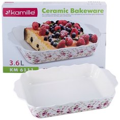 Форма для запекания Kamille KM-6111 керамическая (39,5х26х6,5 см.)
