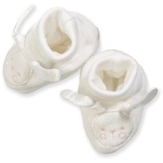 Пинетки. Цвет: Молоко. Размер: 56-62. Baby Luna