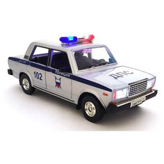 Машинка металл. Лада ДПС 1:24 (серая) Shantou Gepai