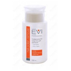 EVI professional Средство для снятия лака и гель- лака с помпой 150мл