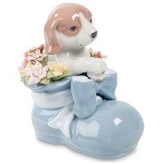 Фигурка Щенок- Башмачок радости голубая Размер: 7*8,5*8,5 Pavone