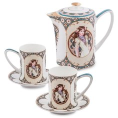 Чайный набор на 2 персоны Габриэлла Объем: 1,2 л / 250 мл Pavone