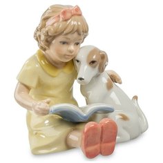 Фигурка Девочка с собачкой Размер: 9*7,5*9,5 см Pavone
