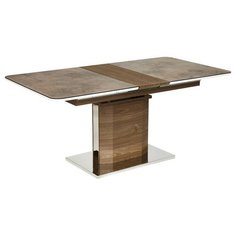 Стол кухонный TetChair Radcliffe EDT-VG002, раскладной, ДхШ: 140 х 90 см, длина в разложенном виде: 170 см, коричневый