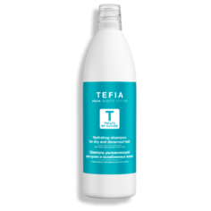 TREATS BY NATURE Шампунь увлажняющий с алоэ вера и миндальным молочком, 1000 мл TEFIA