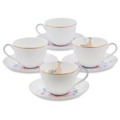 Чайный набор на 4 персоны Песня Мотылька Объем: 200 мл Pavone