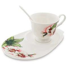 Чайная пара Королевская орхидея Набор на 1 персону Pavone