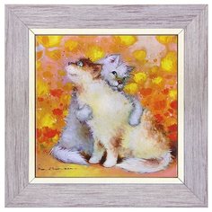 Панно керамическое Зайчики Размер: 21*21 см Artangels