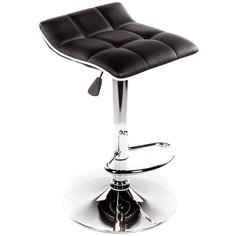 Стул Woodville Fera, металл/искусственная кожа, цвет: черный