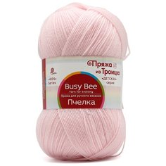 Пряжа из Троицка Пчелка (100%акрил) (180 светлая бегония) 10 шт Троицкая камвольная фабрика