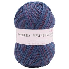 Пряжа Пехорка Ровница мультиколоровая, 50 % шерсть, 50 % акрил, 200 г, 400 м, 5 шт., 1088 М