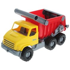 Грузовик Wader City Truck (39368), 41 см, желтый/красный