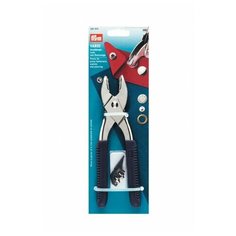 Prym Щипцы Prym Vario для установки кнопок, люверсов, блочек, джинсовых кнопок с насадками для пробивания отверстий 3 и 4мм