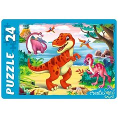 Макси-пазлы "Мир динозавров №26", 24 элемента Рыжий кот