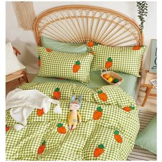 Постельное белье Розовые сны, 1,5спальный, сатин, с наволочками 50х70, СК-412-1,5сп-50