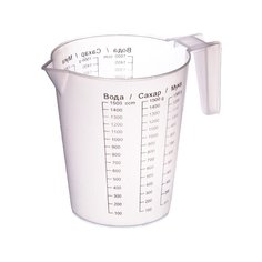 Florento мерный стакан 035, 1500 мл, белый
