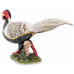 Шкатулка Серебристый Фазан Размер: 11*4,6*7,5 см Nobility