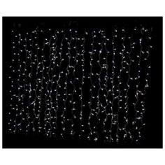 Гирлянда Феникс Present бахрома 87280, 150 х 150 см, 160 ламп, теплый белый/белый провод