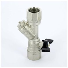 Кран шаровый BUGATTI INDIANA 3/4" бабочка с фильтром стандартный проход