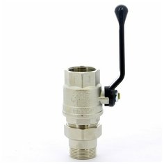 BUGATTI Кран шаровый BUGATTI OREGON 1/2" ВН американка ручка