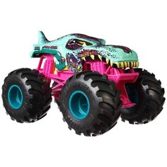 Монстр-трак Hot Wheels Zombie Wrex FYJ83/GWL13 1:24, 19 см, зеленый/черный/розовый