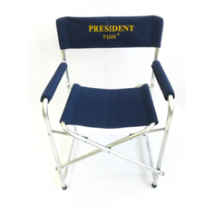 Кресло директорское President Fish складное алюминий синее арт.6301 011