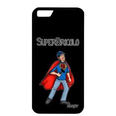 Модный чехол на смартфон // Apple iPhone 6S // "Супермастер" Веселый Мужчина, Utaupia, черный