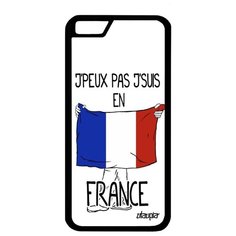 Противоударный чехол на смартфон // Apple iPhone 6S // "Еду во Францию" Флаг Туризм, Utaupia, белый