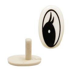 Г37-1цв Глаза для игрушек 1,0*1,7см пластик (арт.167) 100 шт АЙРИС пресс