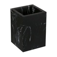 Стакан для ванной комнаты MARBLE, черный, PERFECTO LINEA