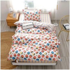 Детское постельное бельё ситрейд CDK011, размер 1,5 спальный, люкс сатин (100% хлопок), простыня 160 см