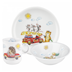 Seltmann Weiden Набор детской посуды 3 предмета Flinke Flitzer Compact Seltmann