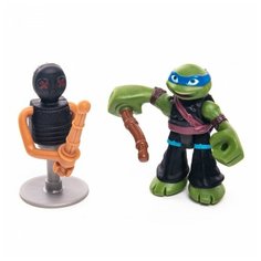 Фигурка коллекционная Черепашки Ниндзя Лео с боевым тренажером, 96113 Playmates Toys