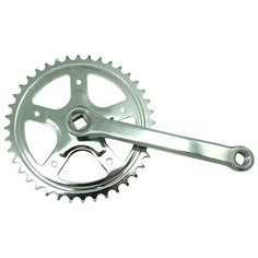 Шатуны D403- DZ под квадрат стальные, 152 мм, 40T, под 1- ск. цепь, хром TBS