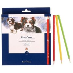 Карандаши Bruno Visconti EasyColor цветные, трехгранные, 48 цветов
